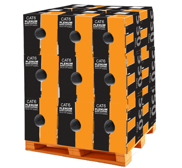 Pack Of 24 Cat6 plenum bare copper